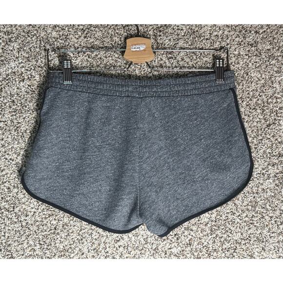 Abercrombie & Fitch Y2K Sporty Sweat Micro Booty Mini Shorts Gym Lounge Sz S - Picture 2 of 6